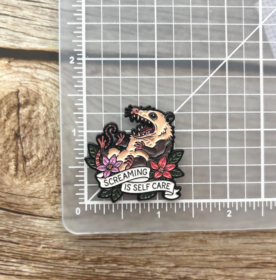 Screaming is Self Care Needle Minder