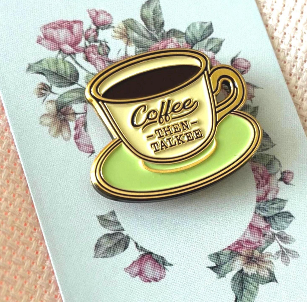 Coffee Then Talkee Needle Minder