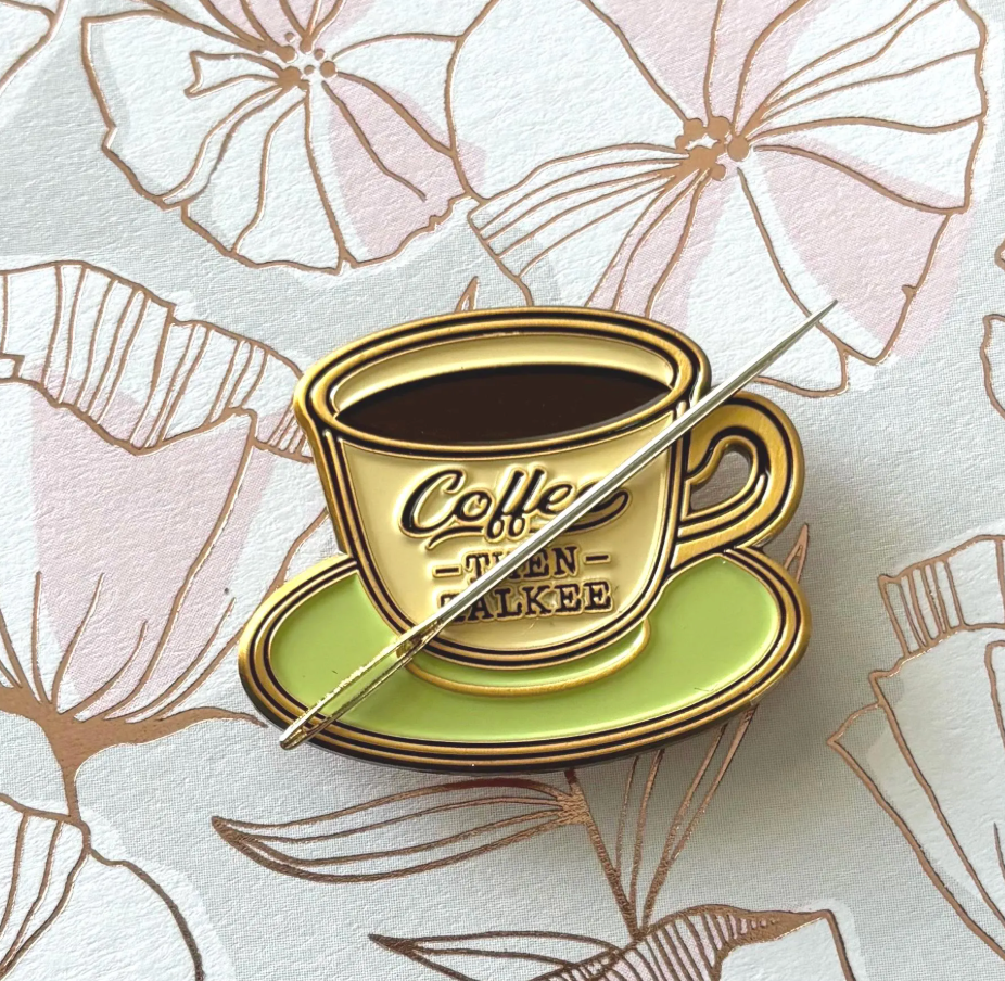 Coffee Then Talkee Needle Minder
