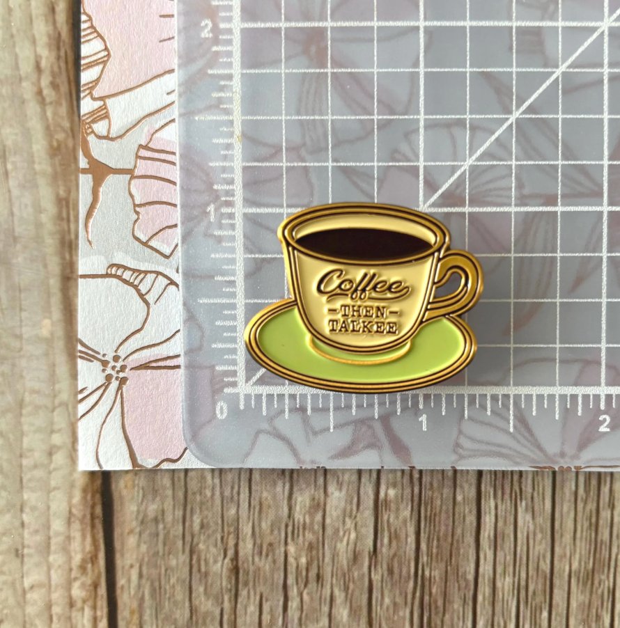 Coffee Then Talkee Needle Minder