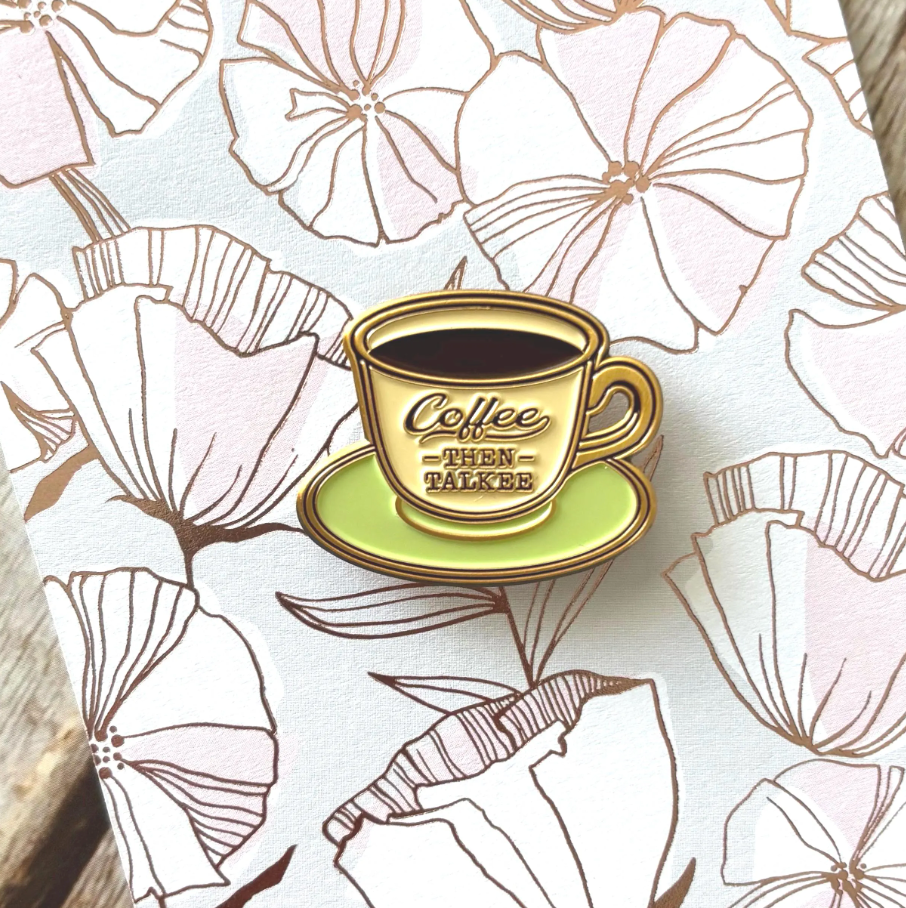 Coffee Then Talkee Needle Minder