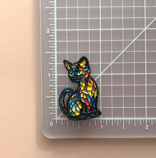 Colorful Cat Strong Needle Minder for Cross Stitch, Embroidery, Crafts